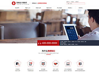 7306財(cái)稅會計(jì)事務(wù)所商業(yè)網(wǎng)站模板