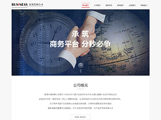 7058白色背景整潔清新商務網(wǎng)站模板